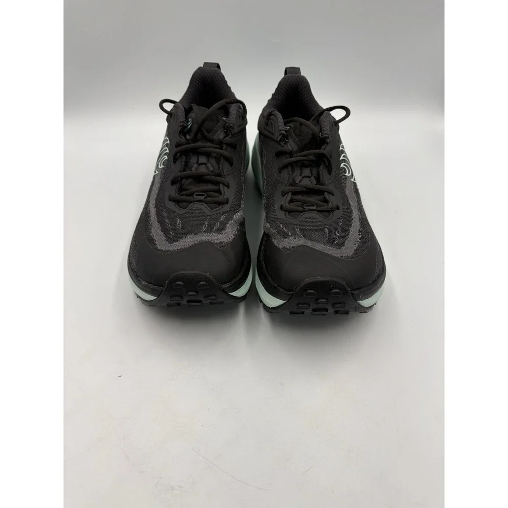 Topo Athletic Vista Max Cushion Trail Running Shoes Black Mint Mens 8.5  10